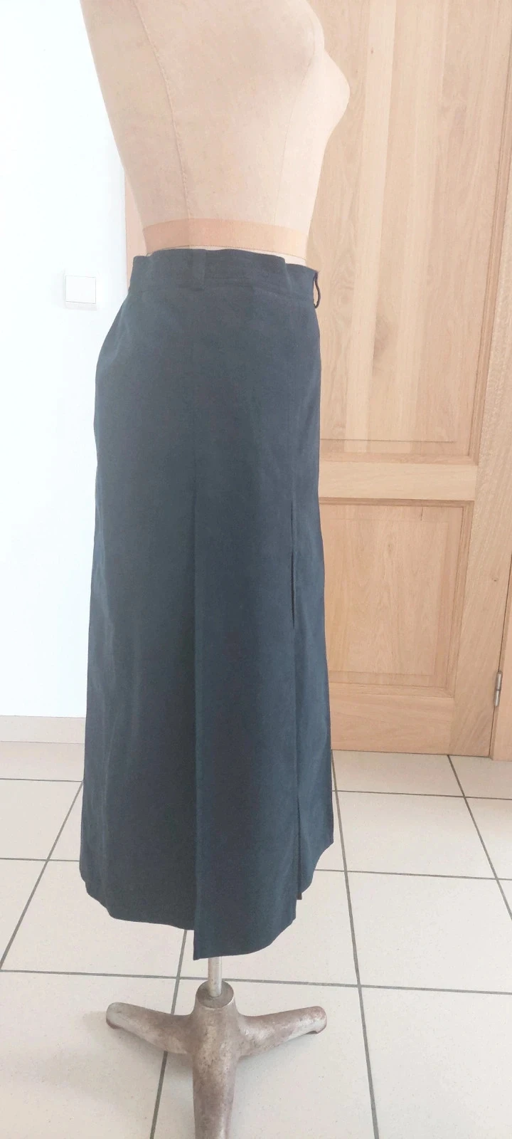 Jupe midi Escada marine - Taille 42 – photo 3